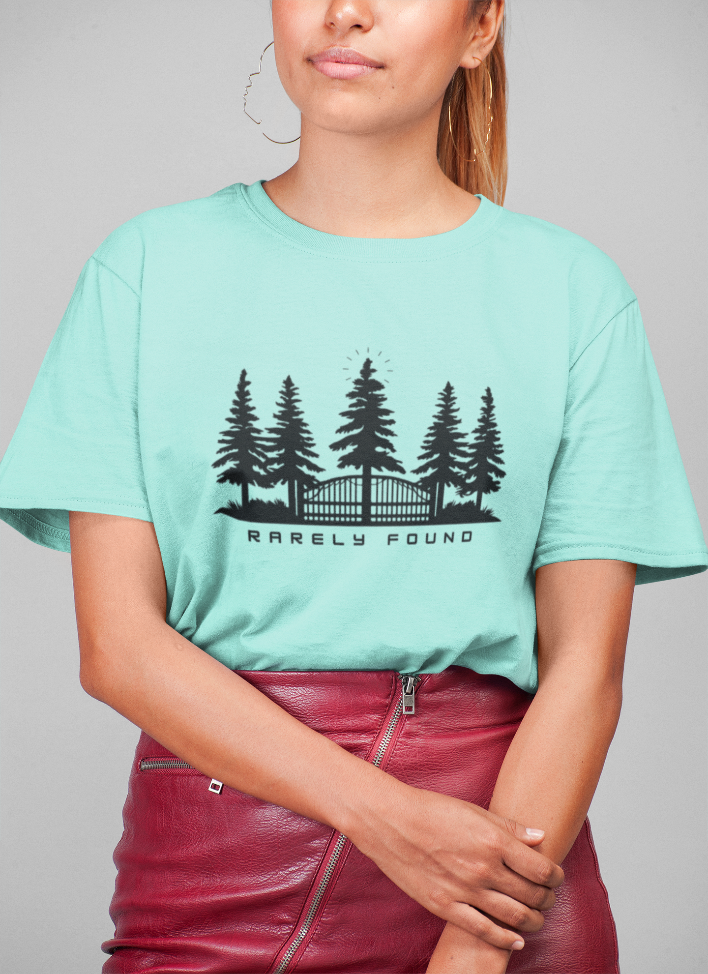 Oversized Graphic T-Shirt Nature & Forest Print Unisex Tee