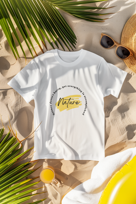 Nature Graphic Tee | Minimalist Unisex T-Shirt